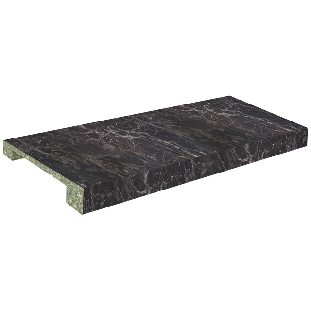 столешница 3000х600х40мм Мрамор марквина черный гл. 3093/1 профстандарт 3 кат.